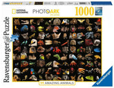 Ravensburger National Geographic Photo Ark: Amazing Animals 1000 Piece Jigsaw Puzzle for Adults - Every Piece is Unique, Softclick Technology Means Pieces Fit Together Perfectly, Multicolor, 15983